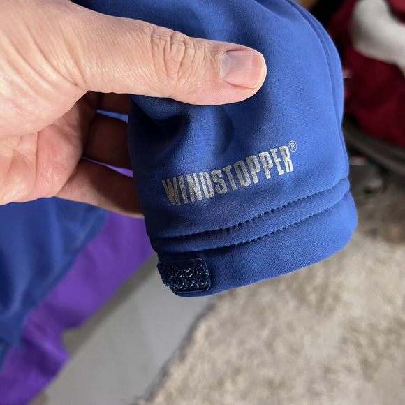 LL Bean Softshell‎ Windstopper Jacket Blue Size Mens Medium - Picture 5 of 5